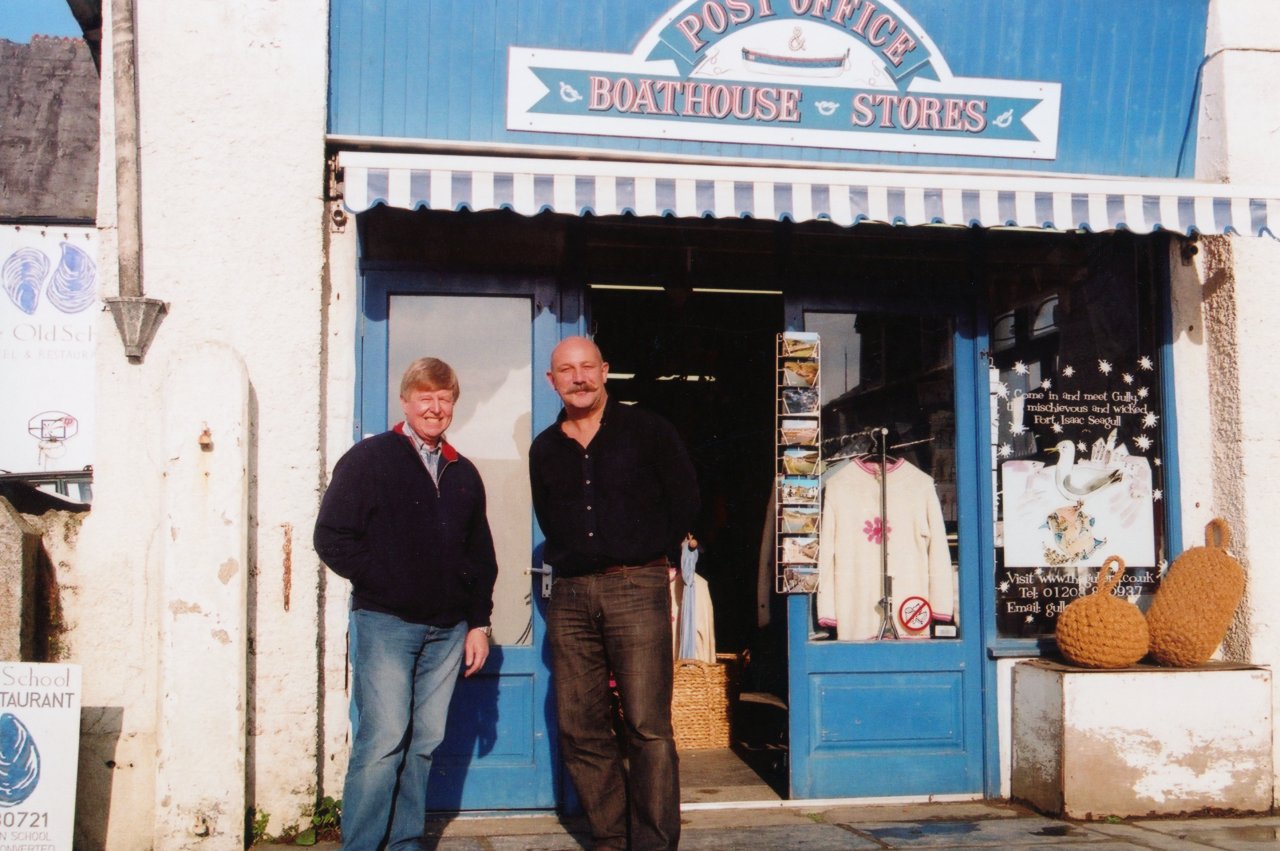 Adrian with Leadville Cleve in Port Isaac